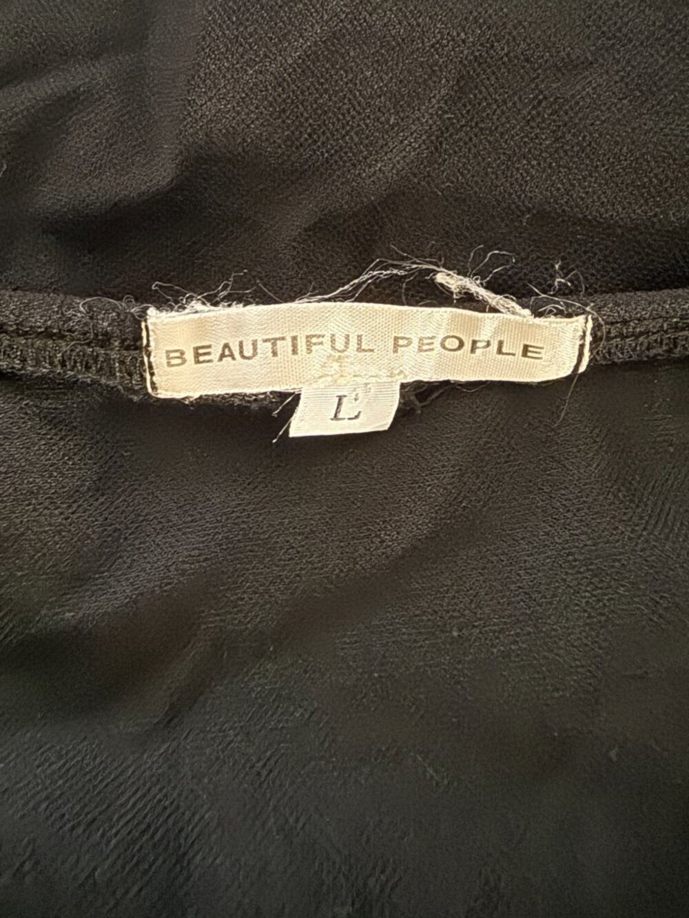 beautiful people half slip black L - Picture 4 of 5